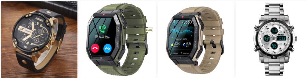 PMC Jewellery Smart Bracelet and Skmei Watch